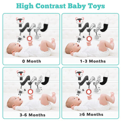 Baby Spiral Toy™ - Autostoel &amp; Kinderwagen Speelgoed 