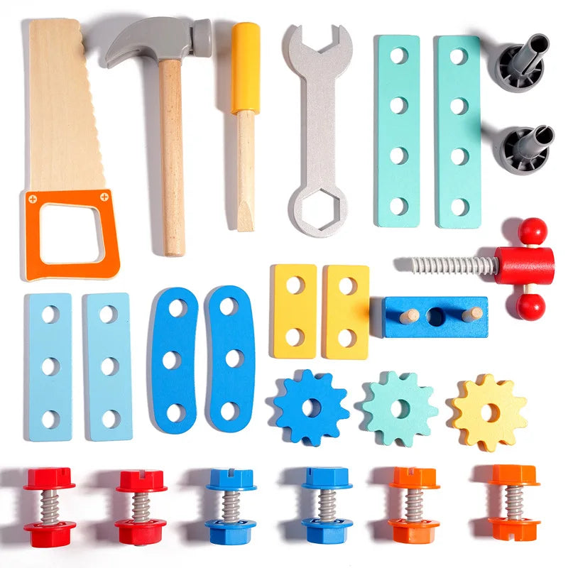 Busy Box™ - Ontdek &amp; Leer - Houten Activiteitenkist 