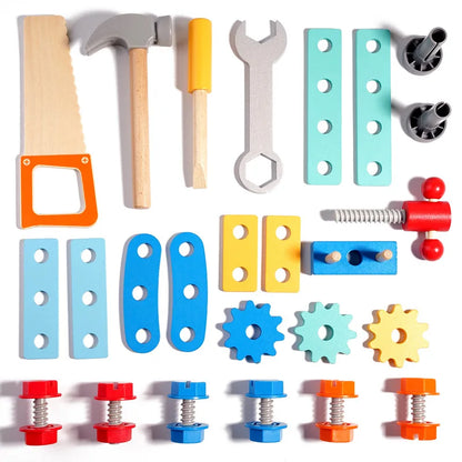 Busy Box™ - Ontdek &amp; Leer - Houten Activiteitenkist 