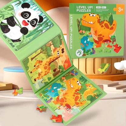 Magnetisch Puzzelboek™ – Dierenvriendjes Plezier – Magnetisch Puzzelboek 