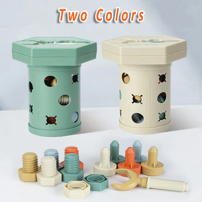 Magnet Toys™ - Creativiteit &amp; Motoriek - Montessori Schuif- en Schroefplezier 