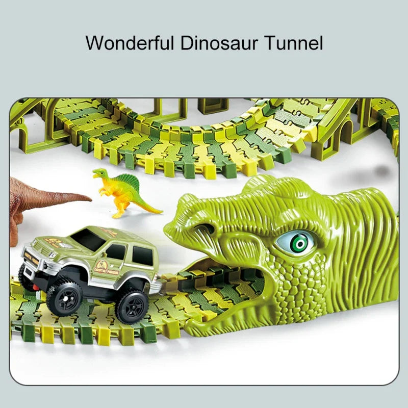 DinoRail™ - Dino Race Avontuur - Racebaan 