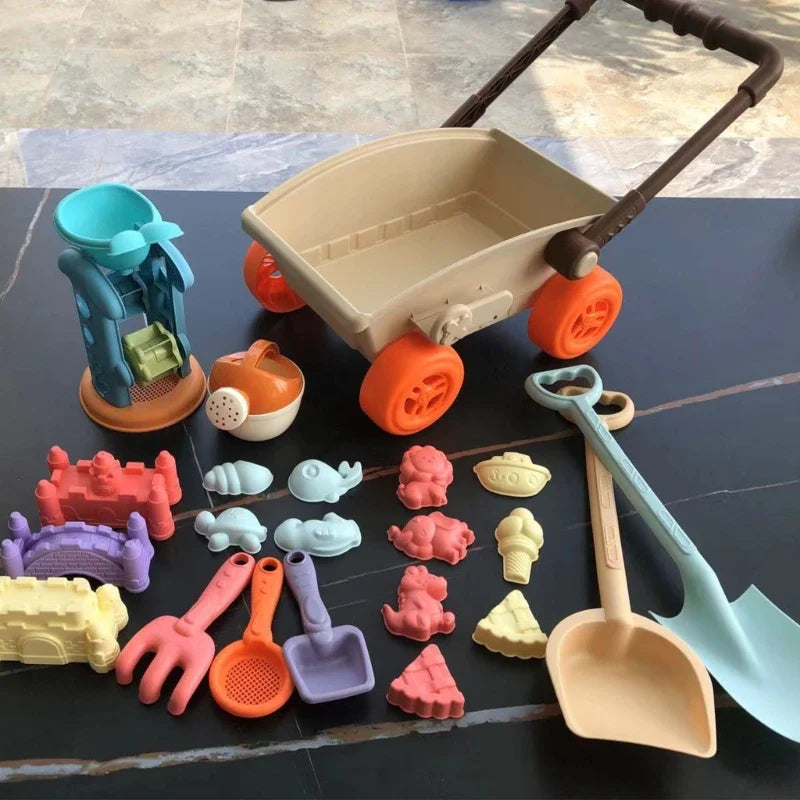 Beach Cart Set™ – Zomer Zandpret – Strandspelset 