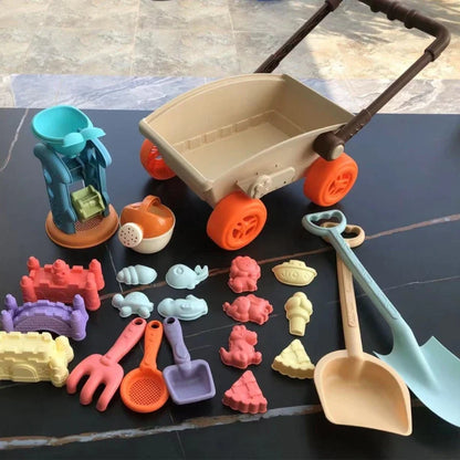 Beach Cart Set™ – Zomer Zandpret – Strandspelset 