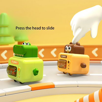 Car Puzzle™️ - Speelplezier op Wielen - Dieren Speelgoedauto 