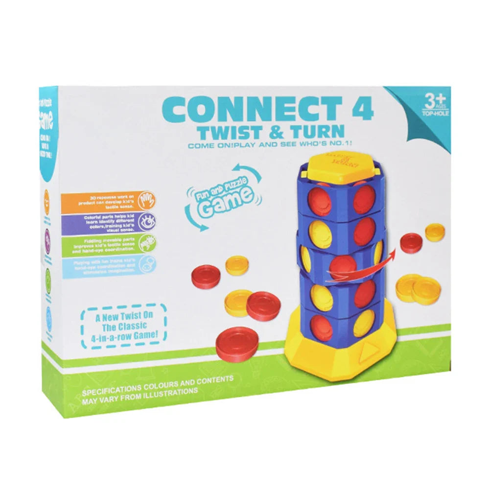 3D Connect 4™ - 3D Twist - vier-op-een-rij 