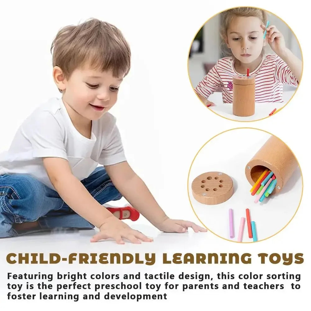 Woods™ - Zintuiglijke Ontwikkeling - Kleursorteer Spel 