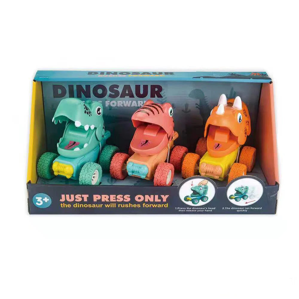 Dino Monstertruck™ - Duwen &amp; Gaan Dinosaurus Race - Dino Auto's 