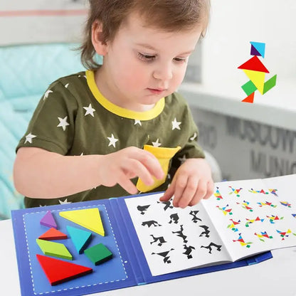 Woods™ - Stimuleer Logisch denken - Houten Tangram Puzzel 
