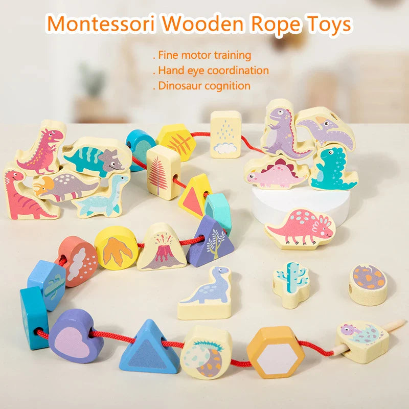 Lace &amp; Thread™ – Stapel &amp; Rijg Spel – Kralen Rijgen 