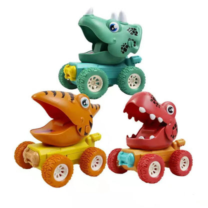 Dino Monstertruck™ - Duwen &amp; Gaan Dinosaurus Race - Dino Auto's 