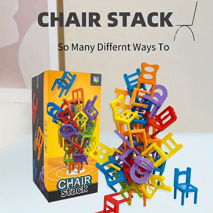 Chair Stack™ - Interactief &amp; Stimuleer creativiteit - Stapel Stoelen Spel 