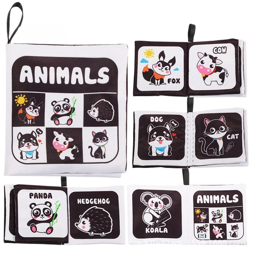 Rattle Book™ - Geluid &amp; Beweging - Stoffen Boekje 