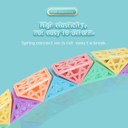 Snake Cube Set™ - Bouw, Draai &amp; Ontdek - Bouwblokkenset 