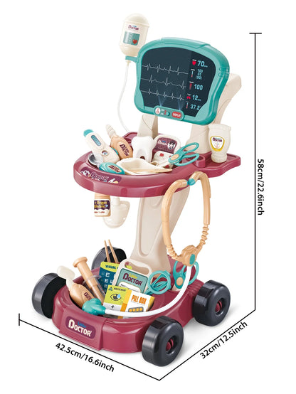 Mini Medic - Zorgzaam &amp; Slank - Dokterskar Speelgoedset 
