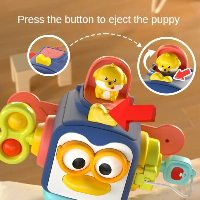 Activity Cube™ – Klik &amp; Klak Pret – Activiteitenkubus 