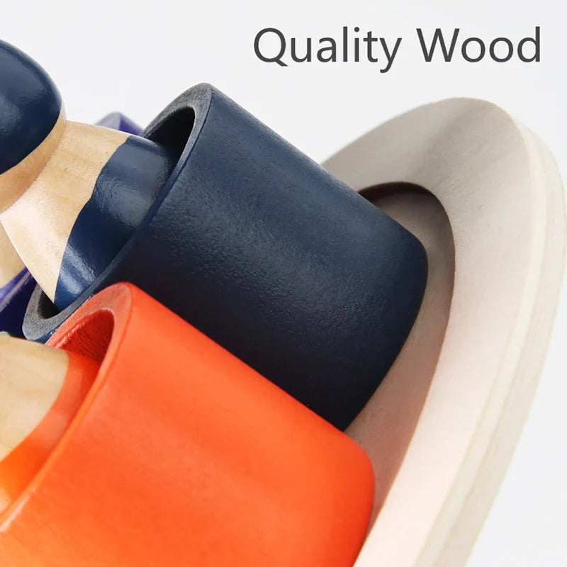 Rainbow Puzzle™ – Kleurrijk &amp; Creatief – Houten Sorteerspeelgoed 