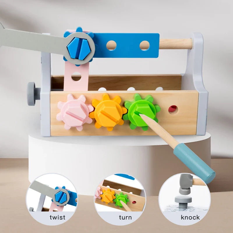 Woods™ - Creatief &amp; Probleemoplossend - Houten Gereedschapskist 