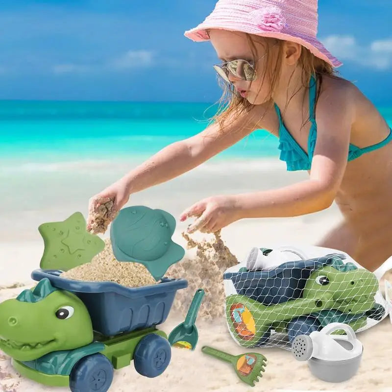 Beach Dino Set™ – Bouw je Kasteel – Dinotruck Strand 