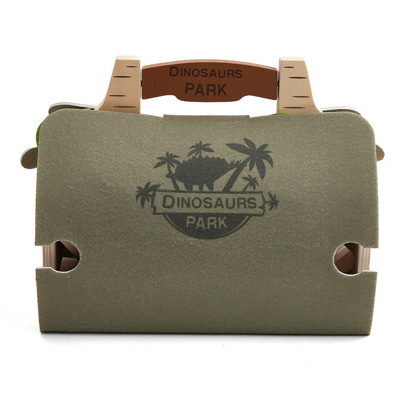 Woods™ - Prehistorische Plezier - Houten Dinoparkset 