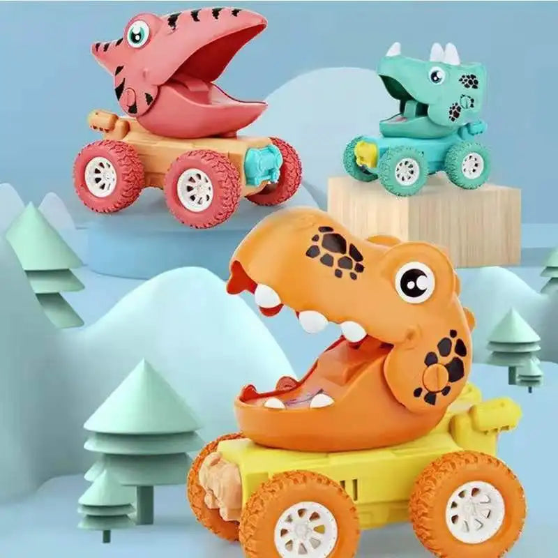 Dino Monstertruck™ - Duwen &amp; Gaan Dinosaurus Race - Dino Auto's 