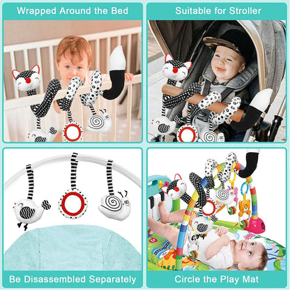 Baby Spiral Toy™ - Autostoel &amp; Kinderwagen Speelgoed 