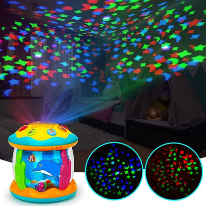 Magic Beat™ - Muzikaal Lichtfeest voor kinderen - Aquariumprojector &amp; lamp 