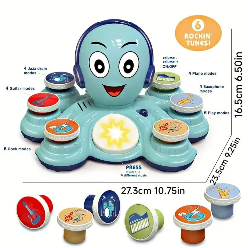 Musical Octo™ - Octopus Muziekfeest - Muziek Speelgoed 