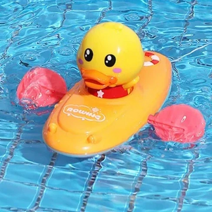 Little Duck Swim™ – Spetterpret Badvriendje – Roeiende badeend 